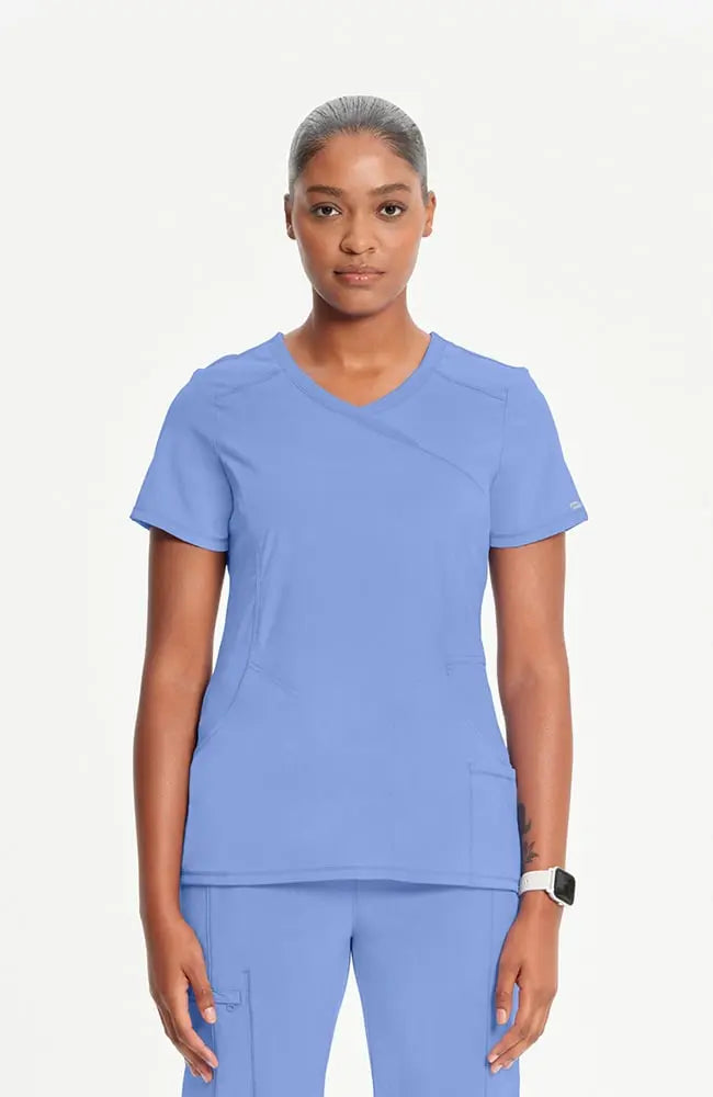 Cherokee Infinity Women's Mock Wrap Scrub Top 2625A Simply Scrubs Australia